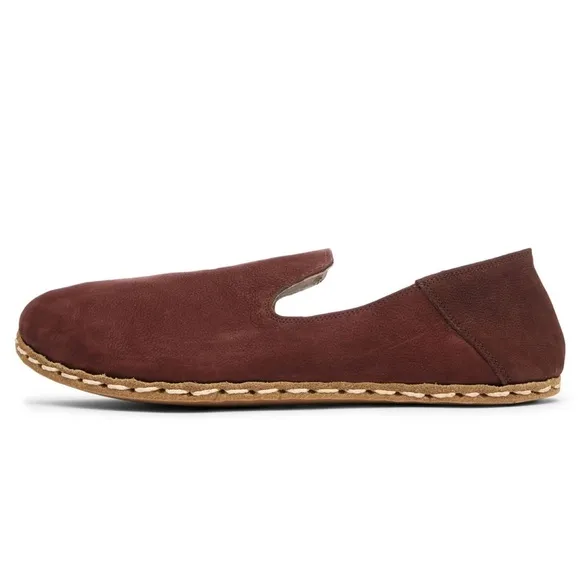 RAUM • Men's Redwood Brown Barefoot Grounding Slip-on Loafer Shoes