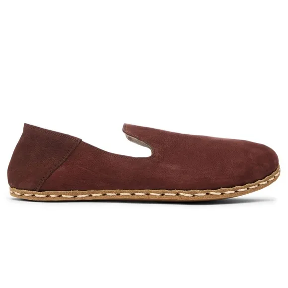 RAUM • Men's Redwood Brown Barefoot Grounding Slip-on Loafer Shoes