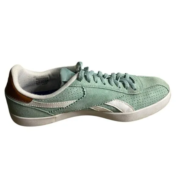 Reebok Men's Mint Green Classic Royal Alperez Suede Casual Shoes