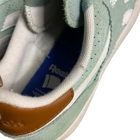 Reebok Men's Mint Green Classic Royal Alperez Suede Casual Shoes