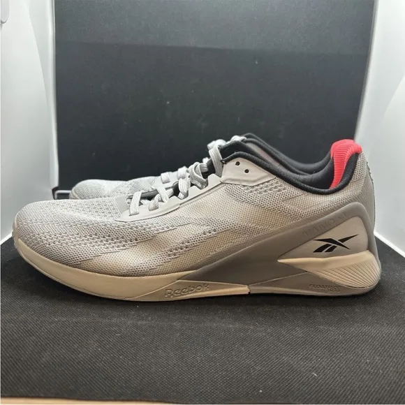 Reebok Nano X1 FZ0638 Pure Gray Low Top Training Shoes Z48
