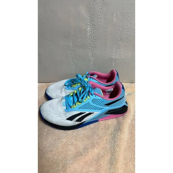 Reebok Nano X2 Women's Training Shoes, glue and pink and black size 8.5