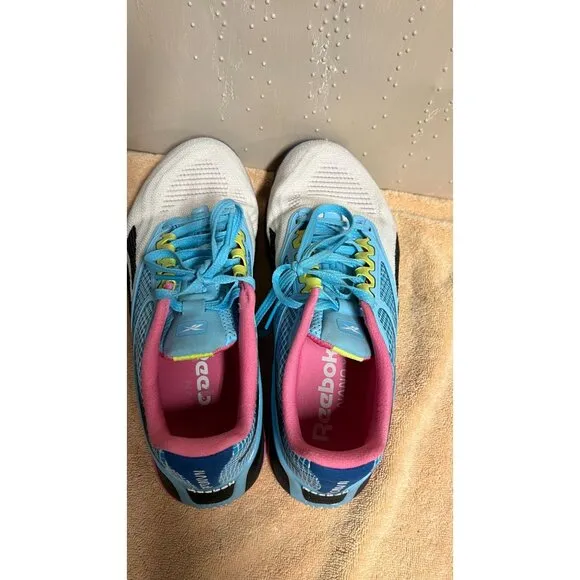 Reebok Nano X2 Women's Training Shoes, glue and pink and black size 8.5