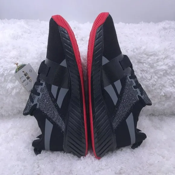 Reebok Running Shoes Mens‎ 7 US Flashfilm Train 2.0 Black Vector Red Athletic