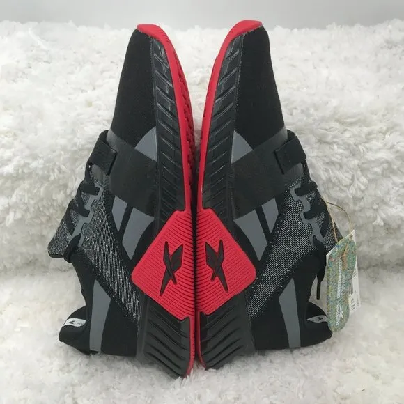 Reebok Running Shoes Mens‎ 7 US Flashfilm Train 2.0 Black Vector Red Athletic