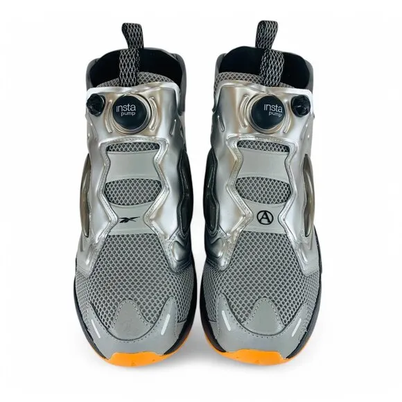 Reebok X Aries InstaPump Fury 94 Silver Black Men's Shoes Sneakers 100208649