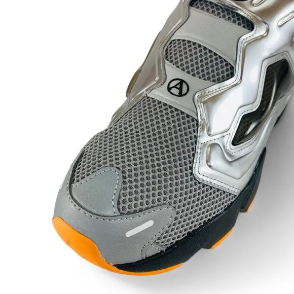 Reebok X Aries InstaPump Fury 94 Silver Black Men's Shoes Sneakers 100208649