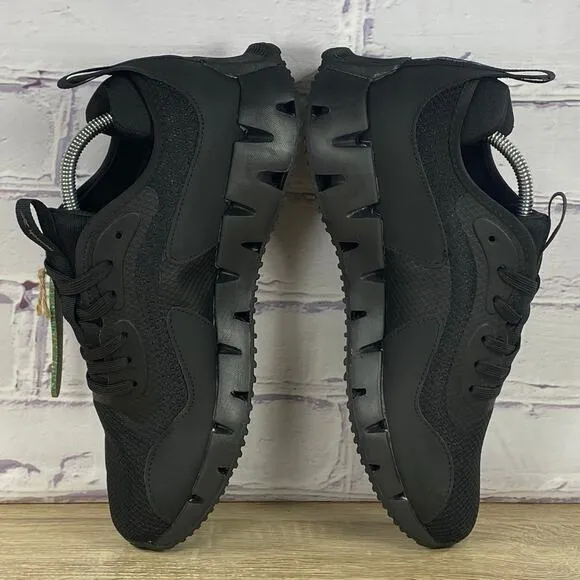 Reebok Zig Dynamica Triple Black Running Shoes Men's Size 10 Athletic Sneakers