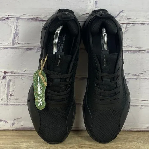 Reebok Zig Dynamica Triple Black Running Shoes Men's Size 10 Athletic Sneakers