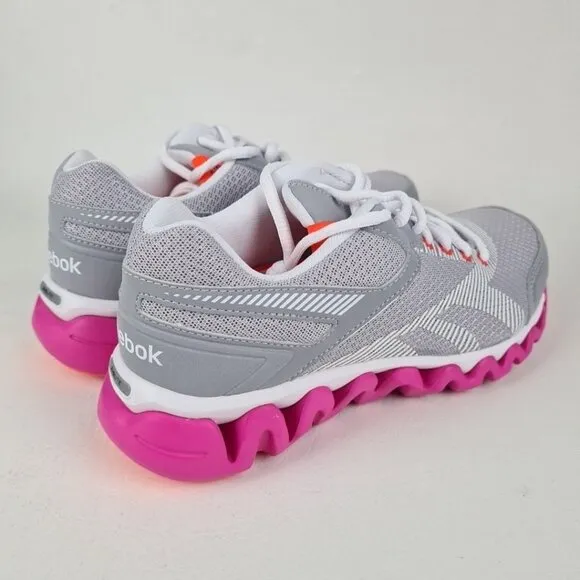 Reebok Ziglite Electrify Women Training Running Silver Pink Size 6.5