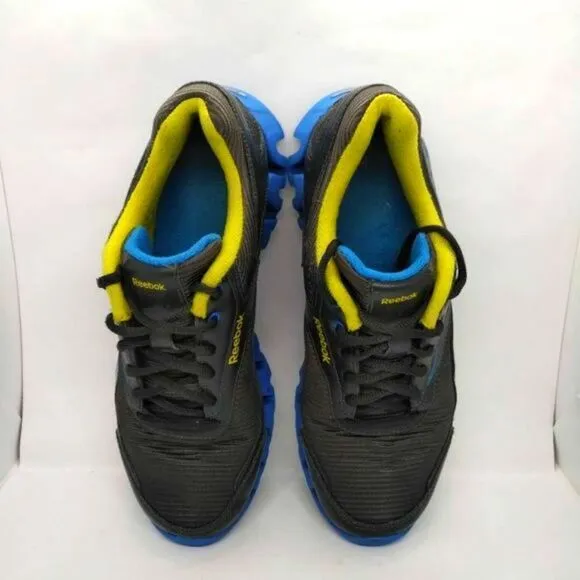 Reebok Zigtech Zigactivate Running Shoes‎ Mens Size 6.5 Grey Blue Sneakers