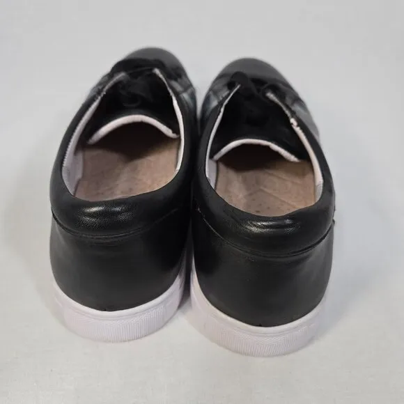 ROBERT GRAHAM Normcore Grunge Eclectic BLACK Leather Paisley Shoes Men's Size 10