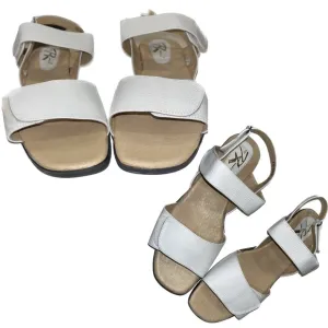 Ros Hommerson Womens Leather Vero Velcro Double Band Sling Sandal - Size 9.5 W