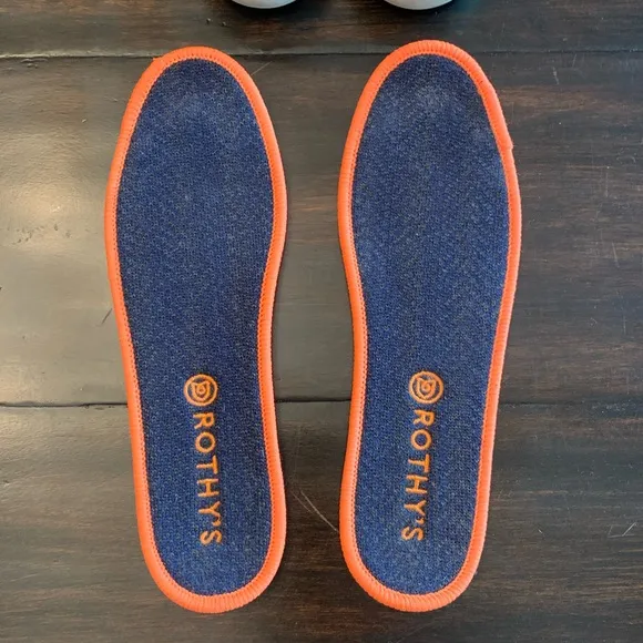 Rothy’s Merino Collection The Original Slip-on Sneaker in Navy Herringbone