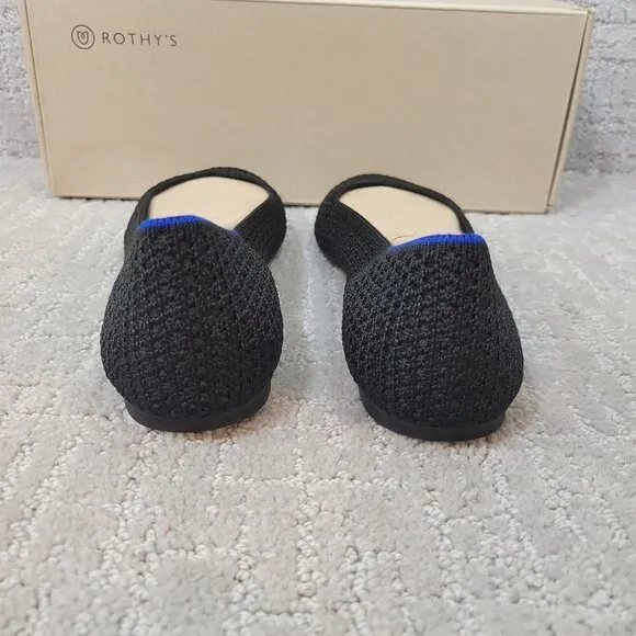 Rothy’s The Flat Black Honey Rounded Toe Slip on Shoes Women's Multiple Sizes
