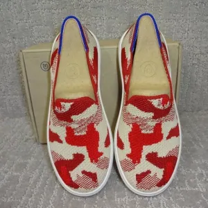 Rothys The Kids Sneaker Little Kids Size 13 US Red Llama Round Toe Slip on Shoes