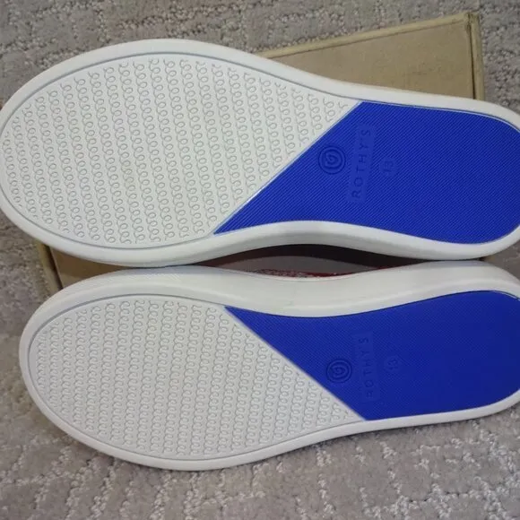 Rothys The Kids Sneaker Little Kids Size 13 US Red Llama Round Toe Slip on Shoes