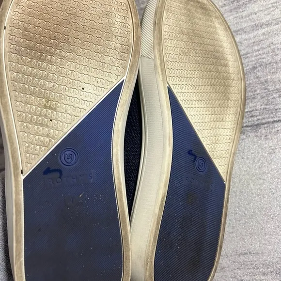 Rothy's The Kids Sneaker Navy Blue  Slip On Flat Shoes Kid's Size 4