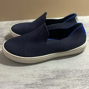 Rothy's The Kids Sneaker Navy Blue  Slip On Flat Shoes Kid's Size 4