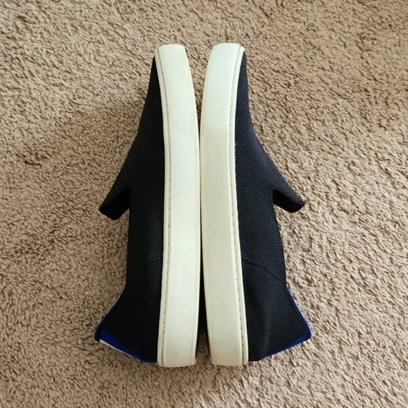Rothy's The Original Slip On Sneaker, Solid Black, Size 8