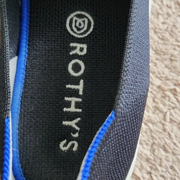 Rothy's The Original Slip On Sneaker, Solid Black, Size 8