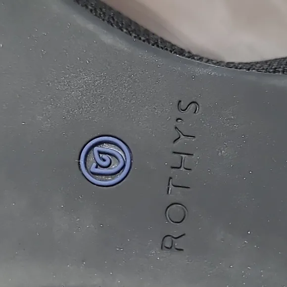 ROTHY'S The Point Black Slip On Ballet Flats Shoes Size 8