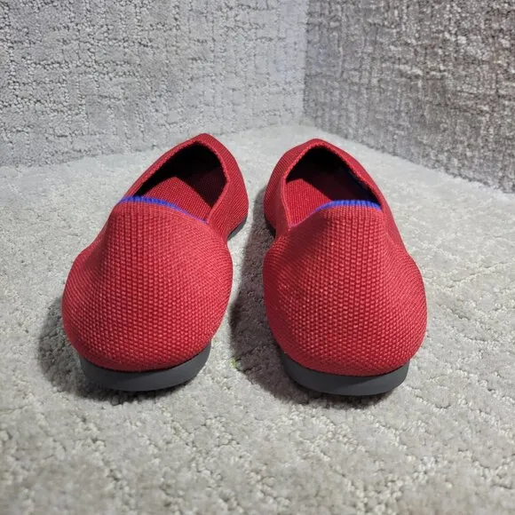 Rothys The Point Women's Size 9 US Chili Red Retired Pointed Toe Slip on Shoes