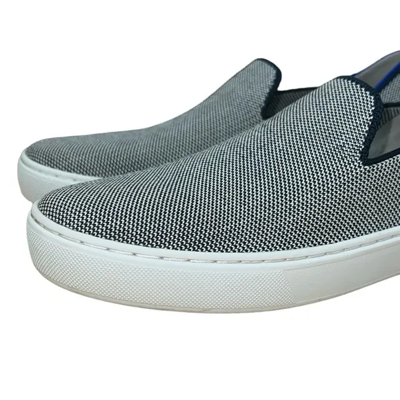 Rothy’s Women’s Original Sneaker Anchor Blue Shoes Size 8 Slip On Comfy Loafers