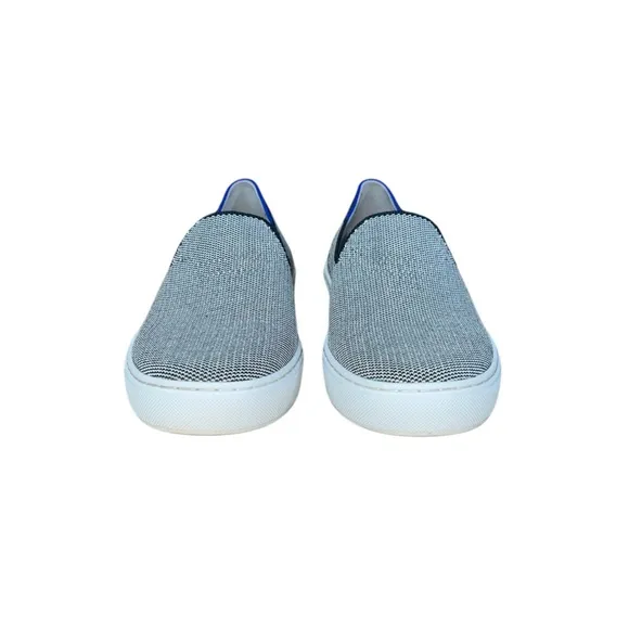Rothy’s Women’s Original Sneaker Anchor Blue Shoes Size 8 Slip On Comfy Loafers