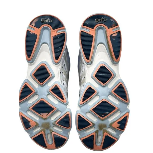 Ryka Womens Walking Shoes Size 9M Devotion Plus 3 Navy Blue Lightweight Mesh