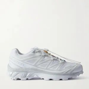 Salomon XT-6 Sneakers in White &amp; Lunar Rock 10 New with Box Womens Shoes