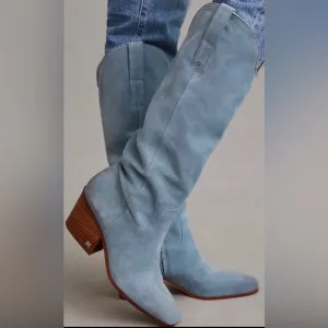 SAM EDELMAN BRITTEN PADDED INSOLE TALL COWBOY, WESTERN BOOTS