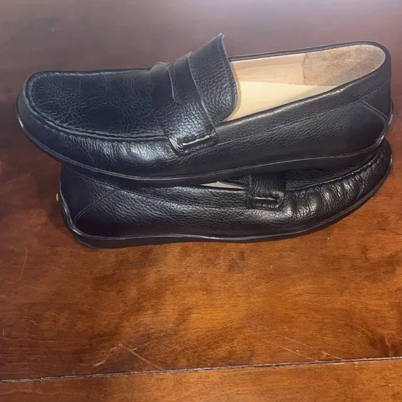 Samuel Hubbard Men’s 10M Black Slip On Loafers Dress Shoes Free Spirit Driver