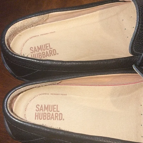 Samuel Hubbard Men’s 10M Black Slip On Loafers Dress Shoes Free Spirit Driver