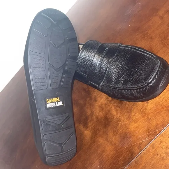 Samuel Hubbard Men’s 10M Black Slip On Loafers Dress Shoes Free Spirit Driver