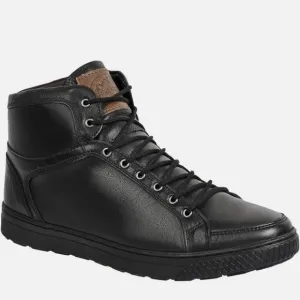Sandro Moscoloni Men's Wisconsin High-Top Sneaker Shoes, Black, Size 11.5 D