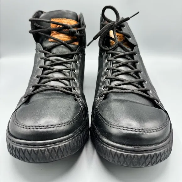 Sandro Moscoloni Men's Wisconsin High-Top Sneaker Shoes, Black, Size 11.5 D