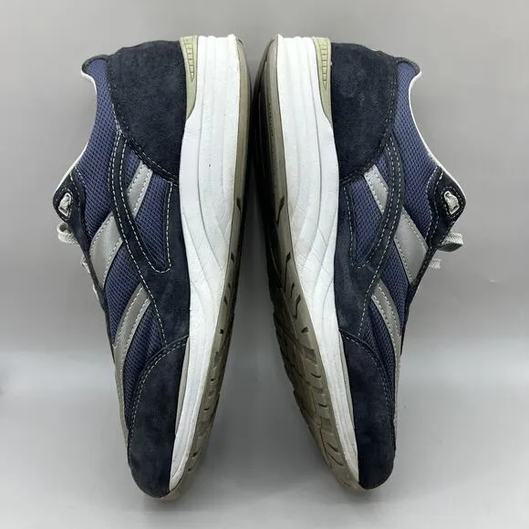 SAS Journey Mesh Walking Sneakers Men Size 14 W Blue Suede Lace Up Comfort Shoes