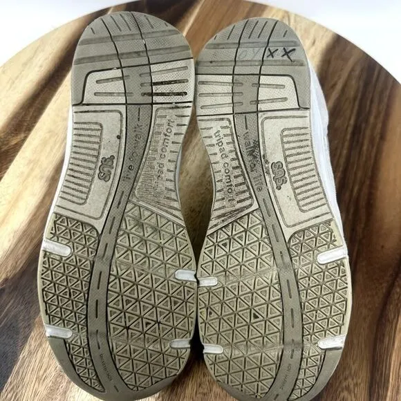 SAS Journey Mesh Men's 8 Wide Suede Everyday Sneaker Comfort Walking Shoes Gray