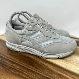 SAS Journey Mesh Men's 8 Wide Suede Everyday Sneaker Comfort Walking Shoes Gray
