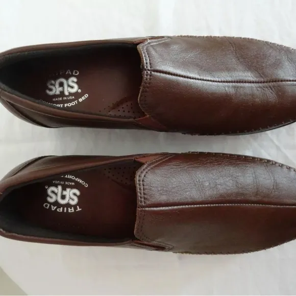 SAS Tripad Shoes Comfort Foot Drean Slip On Brown Size 10 Women's Loafer New