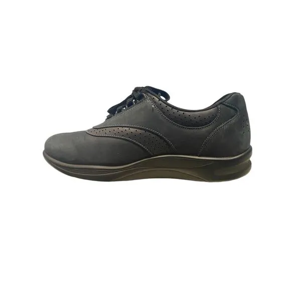 SAS Walk Easy Women’s Nubuck Leather Walking Shoes Sz 8.5