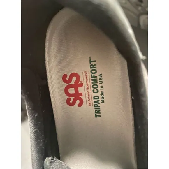 SAS Walk Easy Women’s Nubuck Leather Walking Shoes Sz 8.5