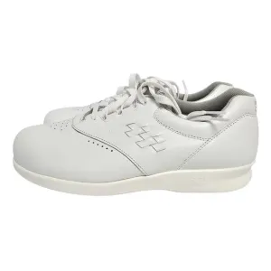 SAS Womens Freetime Comfort Shoes Size 6.5M White Leather Lace-Up Walking