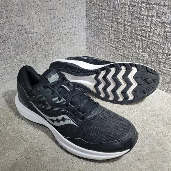 Saucony Cohesion 16 Men's Size 12 US Black Running Sneaker Shoes S20781-10