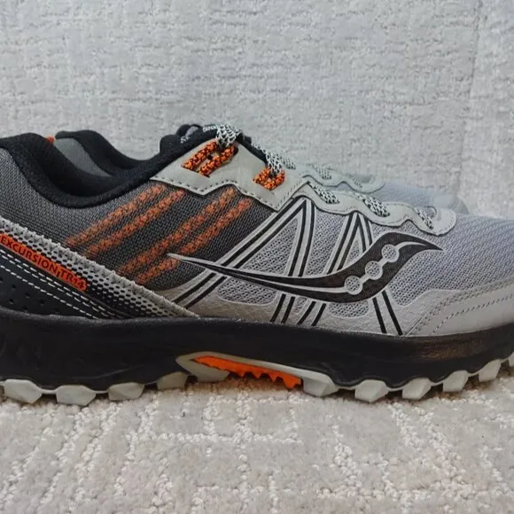 Saucony Excursion TR14 Men's Size 9.5 US Gray Running Sneaker Shoes S20584-3
