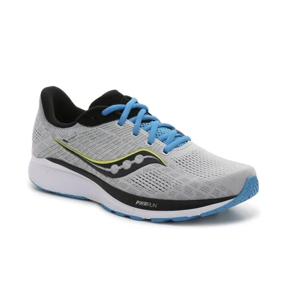 Saucony Guide 14 Gray Blue Running Race Shoes S20654-55 Mens 11.5 New Fast Ship
