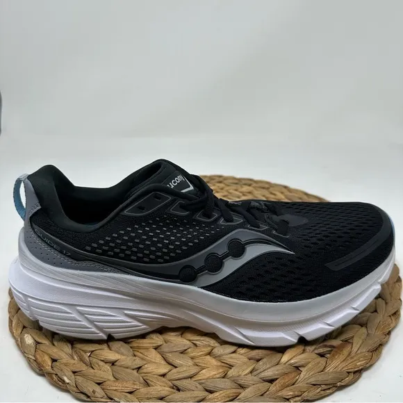Saucony Guide 17 Running Shoes Black Fog Size 11 Women's, 9.5 Men's