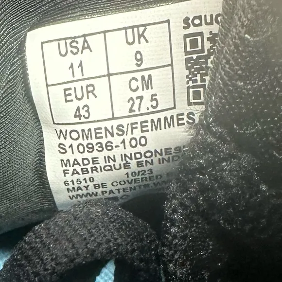 Saucony Guide 17 Running Shoes Black Fog Size 11 Women's, 9.5 Men's