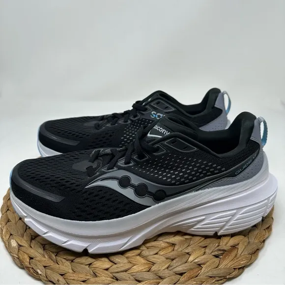 Saucony Guide 17 Running Shoes Black Fog Size 11 Women's, 9.5 Men's